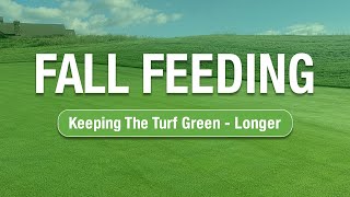 EW 2 Minute Turf Talk  Fall Feeding  A Conversation with Steve Ball [upl. by Viafore]