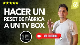 Cómo HACER un RESET de FÁBRICA a un TV BOX  ✅Hard Reset Android TV📺 [upl. by Kiernan]