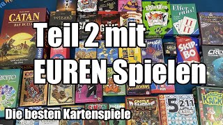 Die Eure besten Kartenspiele  Übersicht bzw Top Liste [upl. by Huxley]