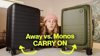 The ULTIMATE Hard Case CARRY ON Luggage Comparison  Monos vs AWAY [upl. by Oyam704]