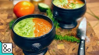 Gaspacho rouge amp vert  YouCook [upl. by Ty]