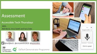 Assessment of Learners Accessible Tech Thursdays [upl. by Yenatirb]