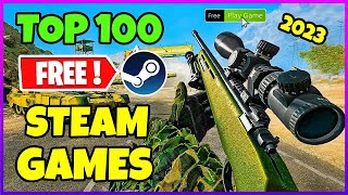 Top 100 FREE Steam Games to play in 2023 [upl. by Ahsinar]