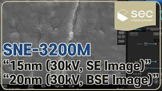 SECSEM TabletopSEM SNE3200M Operation [upl. by Xenos588]