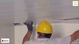 Instalación paso a paso del Cielo Raso PVC  Marca Jireh [upl. by Godred192]