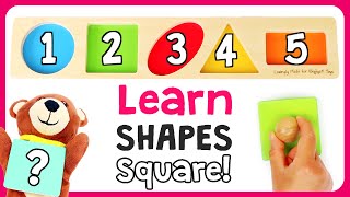 Best Learning Videos for Toddlers Learn Shapes  Learn to Talk for 2 year olds 3 year olds baby [upl. by Nayr]