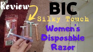 Bic Silky Touch Disposable Razors Review [upl. by Nylrehc904]