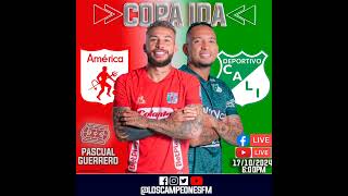 América de Cali vs Deportivo cali En vivo desde el Pascual Guerrero [upl. by Sybley561]