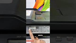 how to connect WiFi in the Brother DCPT820DW printer wificonnection brotherdcp [upl. by Brosine]