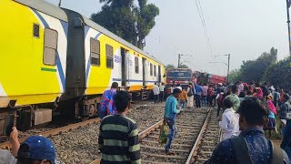 RCF COLOURFUL Asansol memu train accident jasidih  ER [upl. by Parrnell]