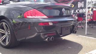 2011 BMW M6 Convertible Exhaust Clip with SMG amp 500hp v10 loud [upl. by Edveh]