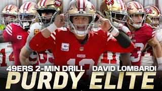 49ers 2Minute Drill Brock Purdy is dominant vs all coverages [upl. by Lew985]