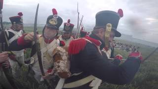 Action Cam Ligny amp Waterloo battles 200th anniversary  8eme Regiment de Ligne  Part 2 [upl. by Rednas466]