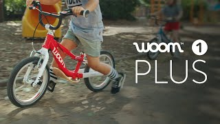 woom 1PLUS  Learning riding with balance bike [upl. by Julian]