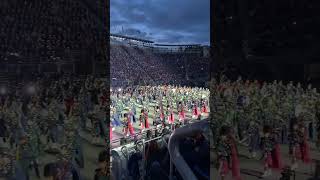 Royal Military Tattoo 2024 Edinburgh Castle Scotland [upl. by Nyrhtak]