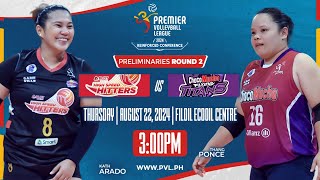 PLDT HOME FIBER vs CHOCO MUCHO  Full Match  Preliminaries  2024 PVL Reinforced Conference [upl. by Odnuges]