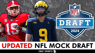 2024 NFL Mock Draft AFTER VikingsTexans Trade Vikings TRADE UP For Their QB  Sperry’s Mock 10 [upl. by Ahsieni]