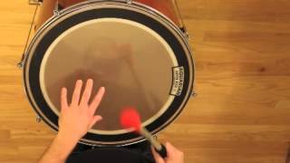 3 Surdo  Rio Samba  Basic Pattern [upl. by Ellertal]