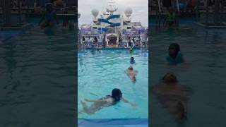 Cruise ship swimming pool  Carnival Conquest [upl. by Manella]