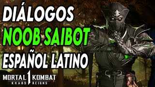 Mortal Kombat 1 Khaos Reigns  Diálogos de Noob Saibot en Español Latino [upl. by Epuladaugairam101]