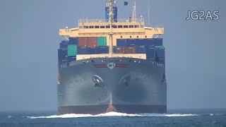 Shipspotting Japan  MV WAN HAI 282 コンテナ船 Container ship 萬海航運 2017JUN [upl. by Leno]