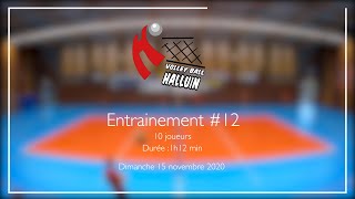 Entrainement 12  Halluin Volley Ball  Élite Masculine 20202021 [upl. by Col]