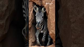 Zebra calf is rescued ytshorts animalrescue manhunting [upl. by Arbrab808]