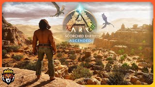 DAY 1 NEW Ark Scorched Earth Gameplay  Getting Started EP1 [upl. by Nylrad]