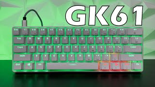 HK Gaming GK61 REVIEW  Budget Gateron Silver Optical Mechanical Gaming Keyboard [upl. by Gellman635]