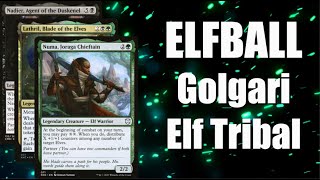 Lets Build a Tribal Deck MultiCommander Golgari Elves Commander Deck [upl. by Ammej]