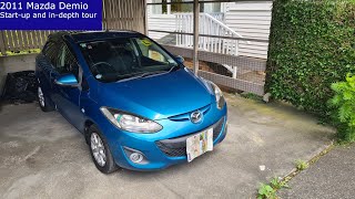 2011 Mazda Demio startup and indepth tour [upl. by Lussier289]