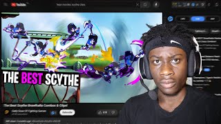 Reacting “The BEST Brawlhalla Scythe COMBOS” [upl. by Siuqramed135]