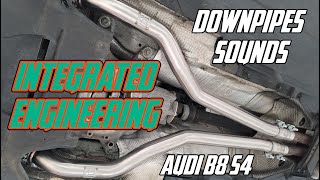 Integrated Engineering Downpipes Sounds  Audi B8 S4 [upl. by Mariele892]