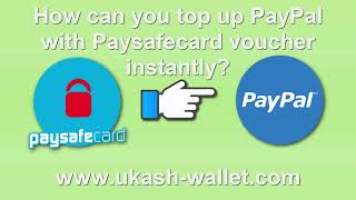 How To Add Money To PayPal With Paysafecard Voucher Top Up PayPal Via Paysafecard Code  MyPaysafe [upl. by Bord]