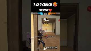 1 vs 4 with Thompson 🥵 foryou iamyoutuber freefiremaxhere [upl. by Eido]