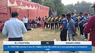 Live Cricket Match  SAGAR LIONS vs R L FIGHTERS  07Nov24 0829 AM 22 overs  KANPUR BOOKS DISTRI [upl. by Lukasz]