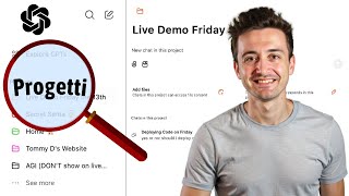 ChatGPT lancia la nuova funzione Progetti Tutorial completo [upl. by Franzen]