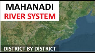 Mahanadi River Basin  Full Explained with Tributaries [upl. by Nahtal]