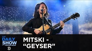 Mitski  “Geyser”  The Daily Show [upl. by Publea]