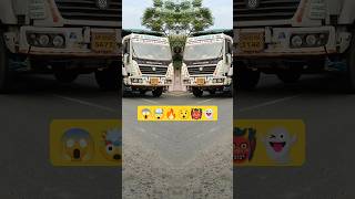 White 🤍 Dumper TRUCK 🚛👻👹😯🔥🤯😱😲 Mirror style 🤯😱👹 roadrailrhythms truck dumptruck dumper trending [upl. by Cargian]