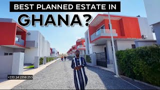 Inside Ghanas Most Stunning Well Planned Community  Affordable Houses in Accra Ghana [upl. by Seale989]