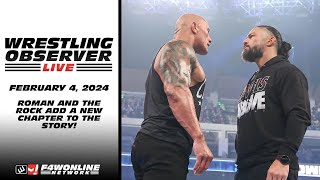 20240204 Wrestling Observer Live Roman and The Rock add a new chapter to the story [upl. by Paulina]