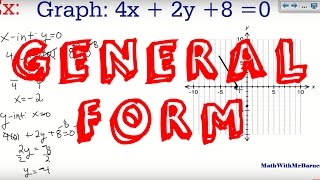 General Form of a Line [upl. by Stanford]