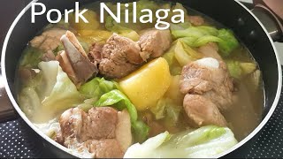 Nilagang Baboy  How to Cook Easy Pork Nilaga  Filipino Pork Nilaga Soup [upl. by Haden]