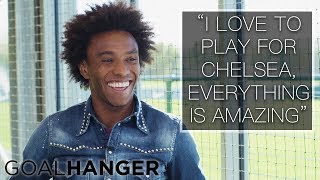 Willian on How Much He Loves Playing for Chelsea  The Premier League Show [upl. by Eimilb]