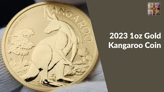 2023 1oz Perth Mint Gold Kangaroo Coin [upl. by Nowell847]