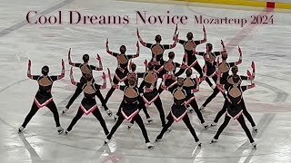 Cool Dreams Novice 🇨🇭 Mozartcup 2024 Free Skating  Synchronized skating [upl. by Mackoff]