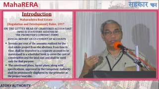 RERA MahaRERA real estate regulatory authority india Introduction of reraGautam Chatterji [upl. by Hashimoto]