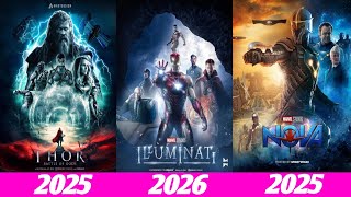 TOP 15 UPCOMING MARVEL STUDIOS MOVIES CONFIRMED amp UNCONFIRMED [upl. by Hayidah]