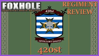 Foxhole Regiment Review  420st [upl. by Akkinahs354]